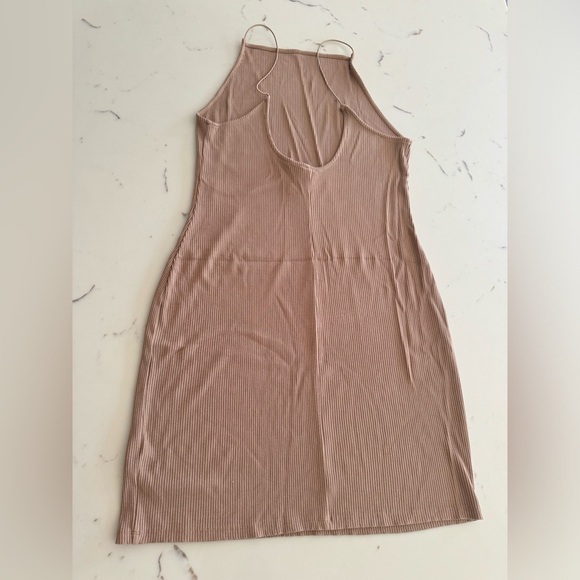 H&M Tan Ribbed Mini Dress - Picture 4 of 7